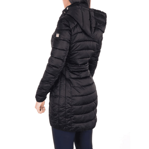 Yes Zee Piumino lungo Piumino trapuntato con cappuccio XS  - Francavilla Moda